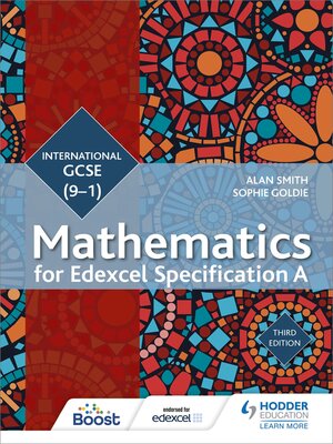 cover image of Edexcel International GCSE (9-1) Mathematics Student Book